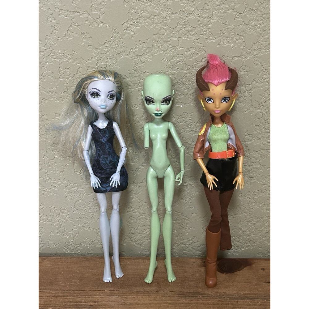 Monster High Lot Of 3 (Lagoona Blue, Create A Monster & Gilda Goldstag)